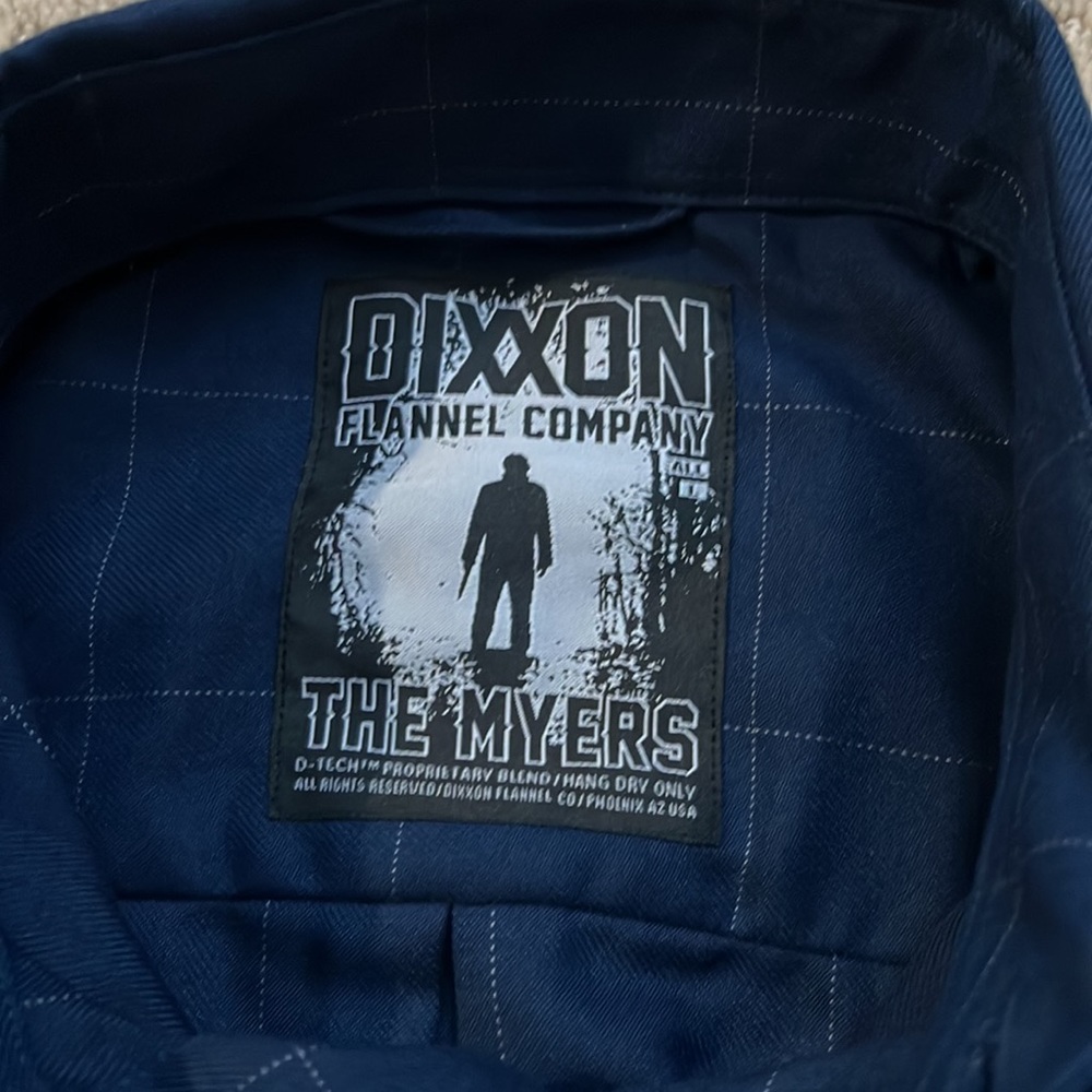 Dixxon The Myers Trick or Treat sold out Flannel! Size Large Tall LT